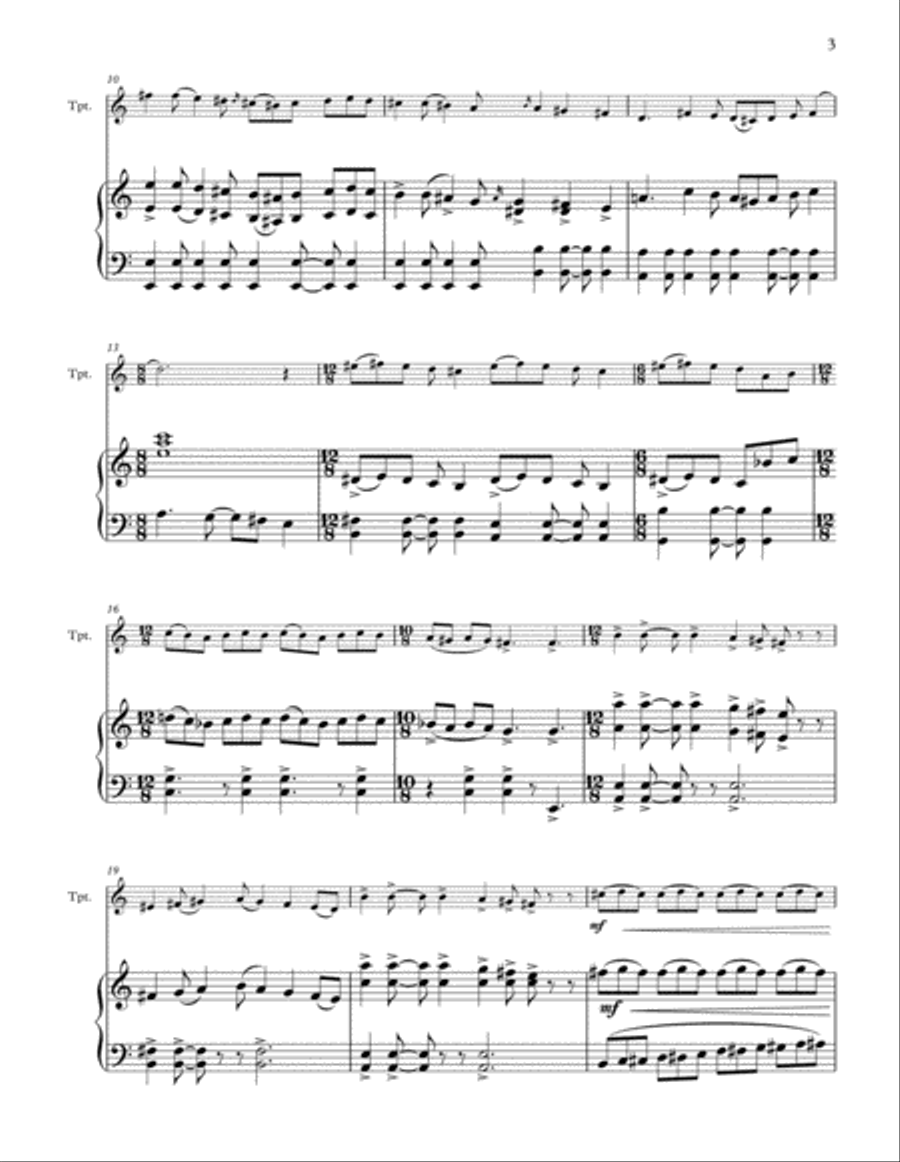 The Chariot Race Trumpet Solo scores gallery preview page 3