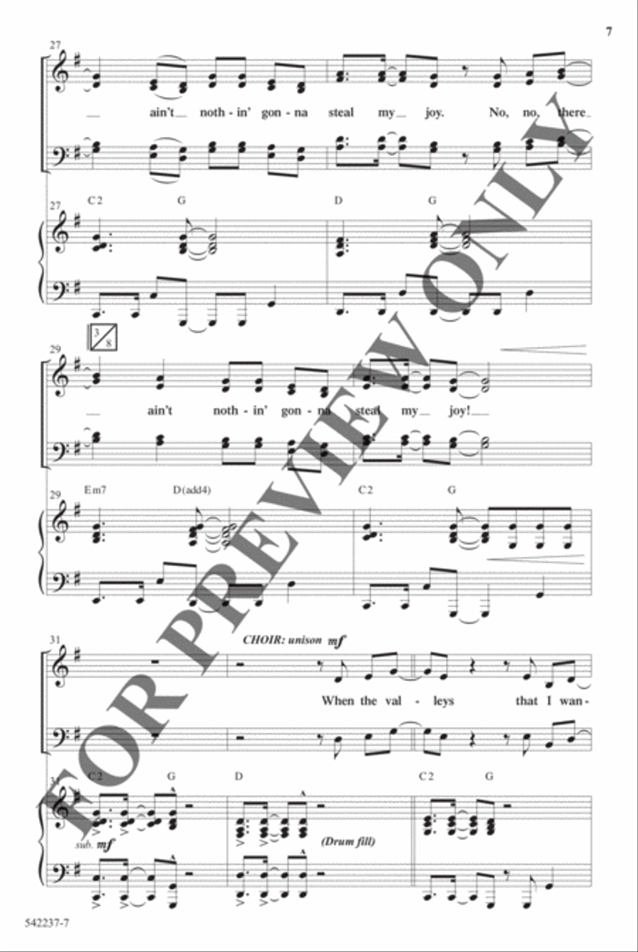 Old Church Choir - Anthem Choir scores gallery preview page 6