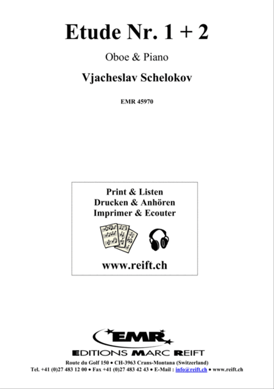 Etude No. 1 + 2 Piano Accompaniment scores gallery preview page 2