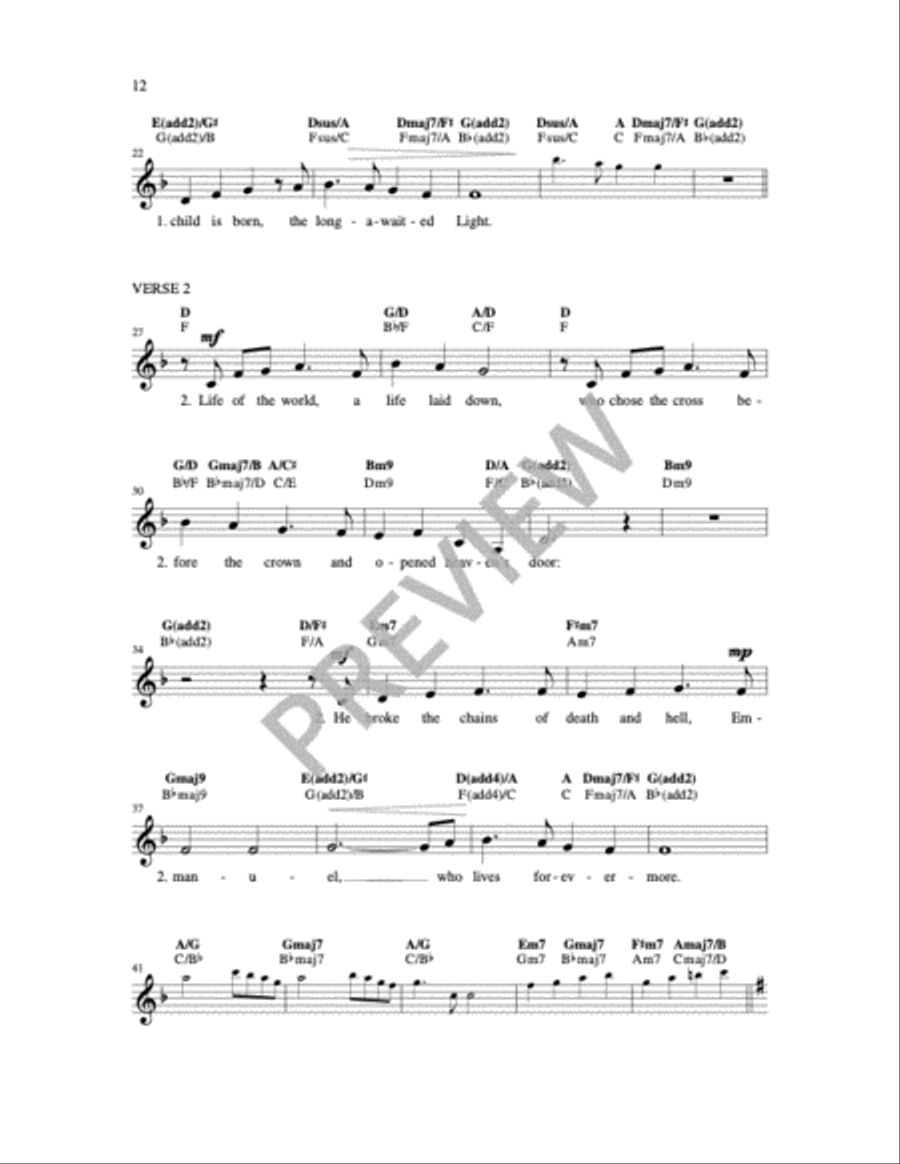 Light of the World 4-Part scores gallery preview page 15