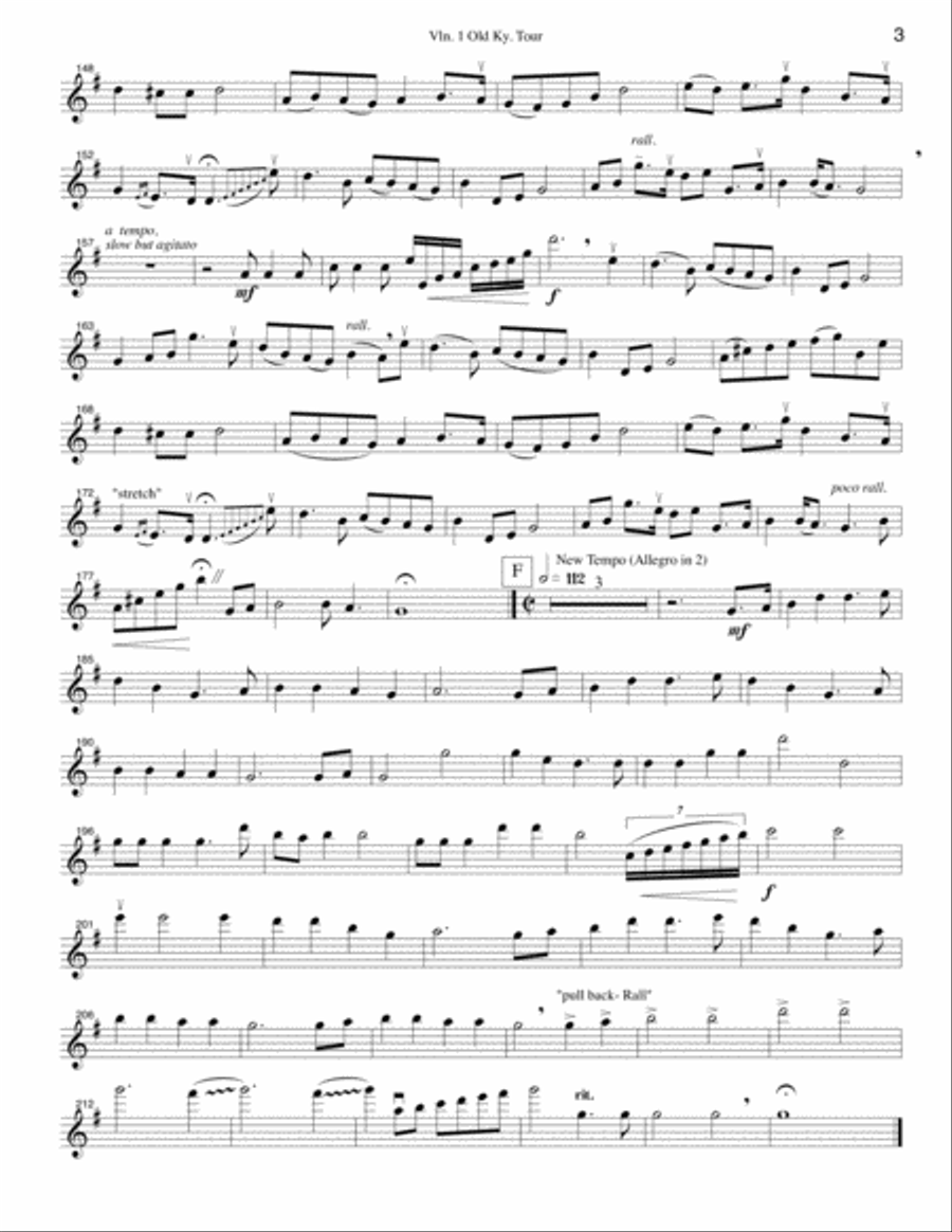 Stephen Foster Revisited (Old Kentucky Home) String Quartet scores gallery preview page 3