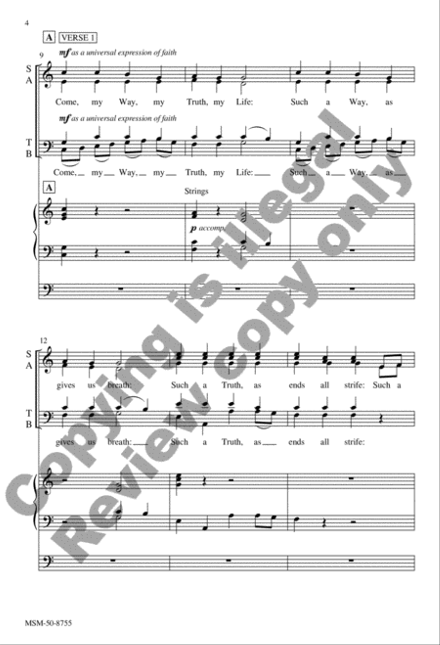 My Faith, My Hope 4-Part scores gallery preview page 15