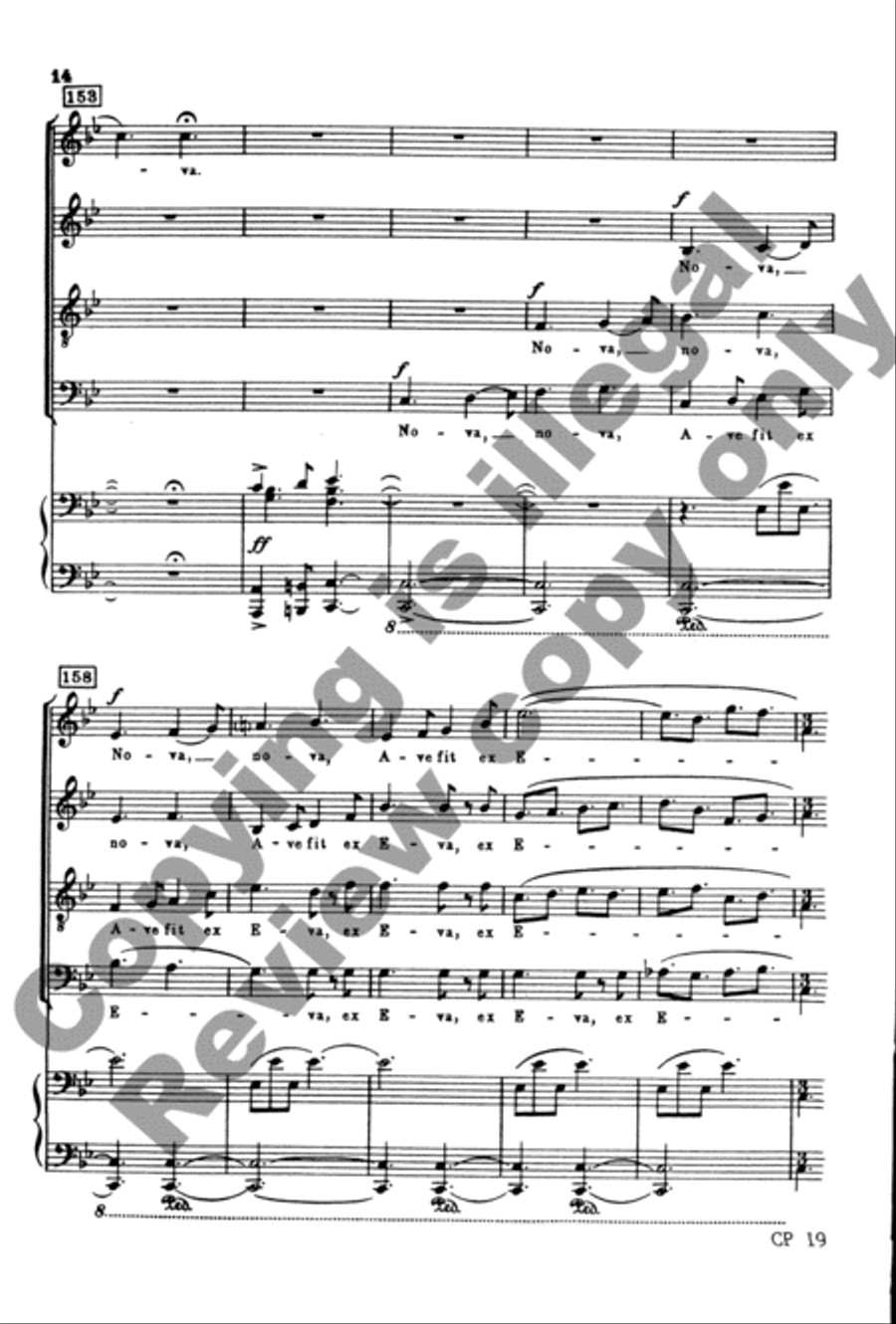Nova, Nova! 4-Part scores gallery preview page 26