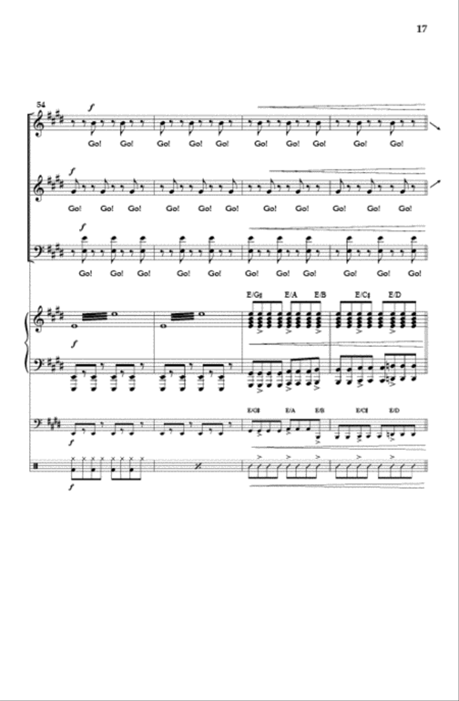 Go Tell It On the Mountain (SATB) 4-Part scores gallery preview page 16
