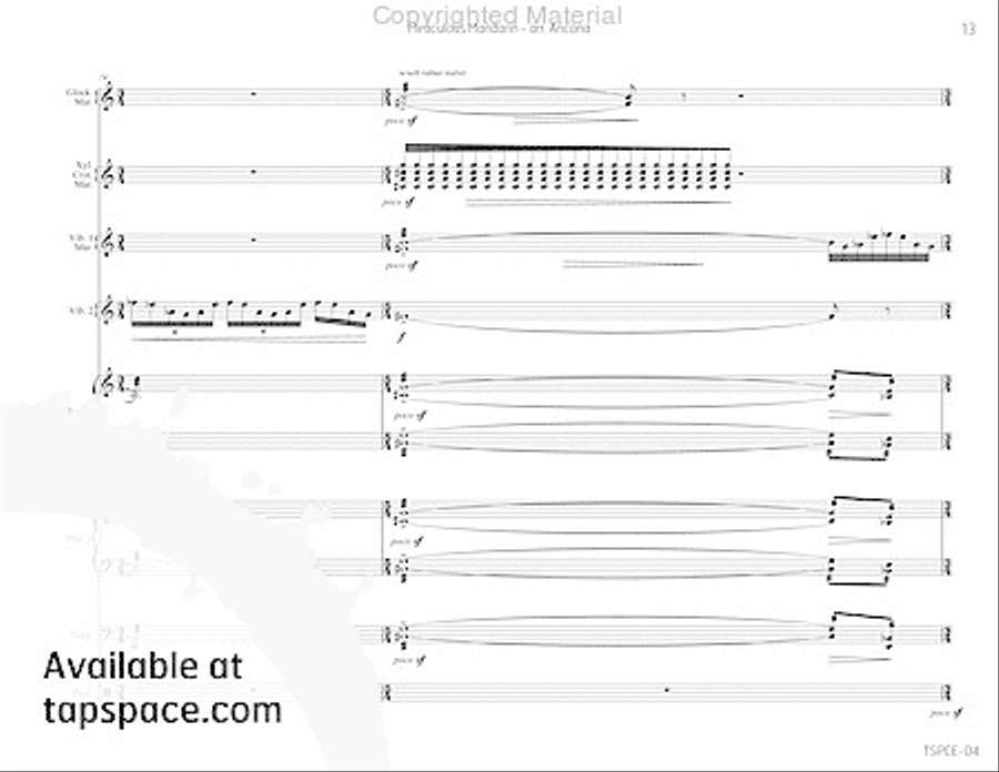 Miraculous Mandarin, The Percussion Ensemble scores gallery preview page 16