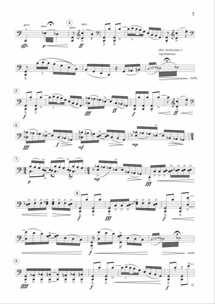 Alberto Cara: Bop-Sonatina (ES-20-048) Cello Solo scores gallery preview page 4
