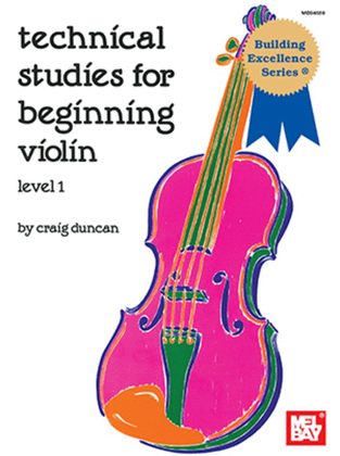 Book cover for Duncan - Technical Studies For Beginning Violin