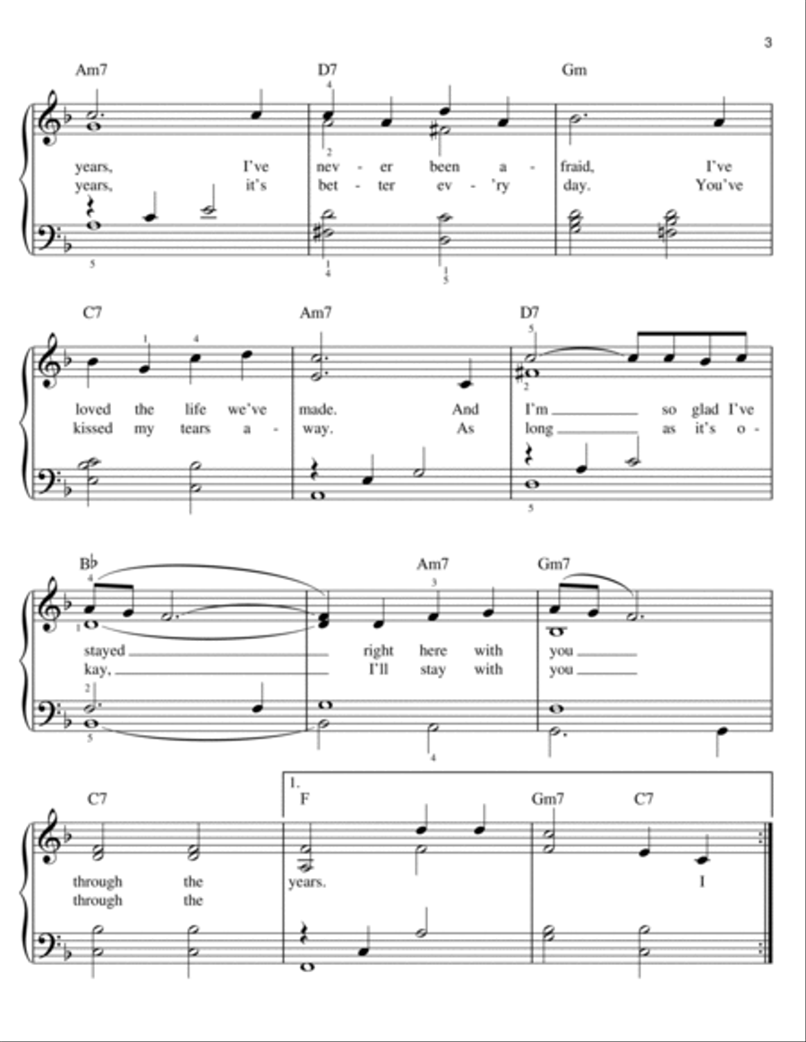 Through The Years Voice scores gallery preview page 3