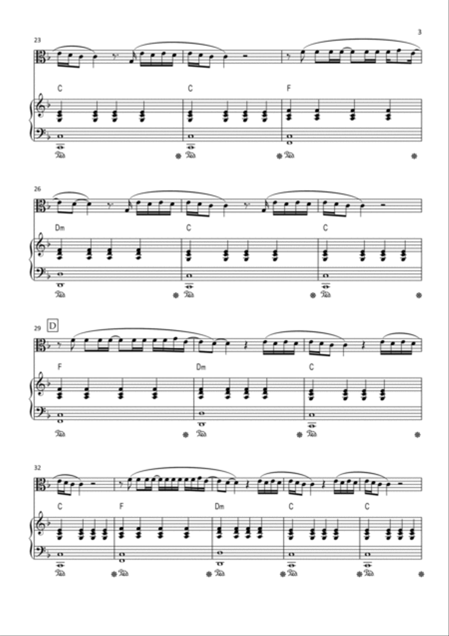 Sign Of The Times Sign Of The Times Viola scores gallery preview page 3