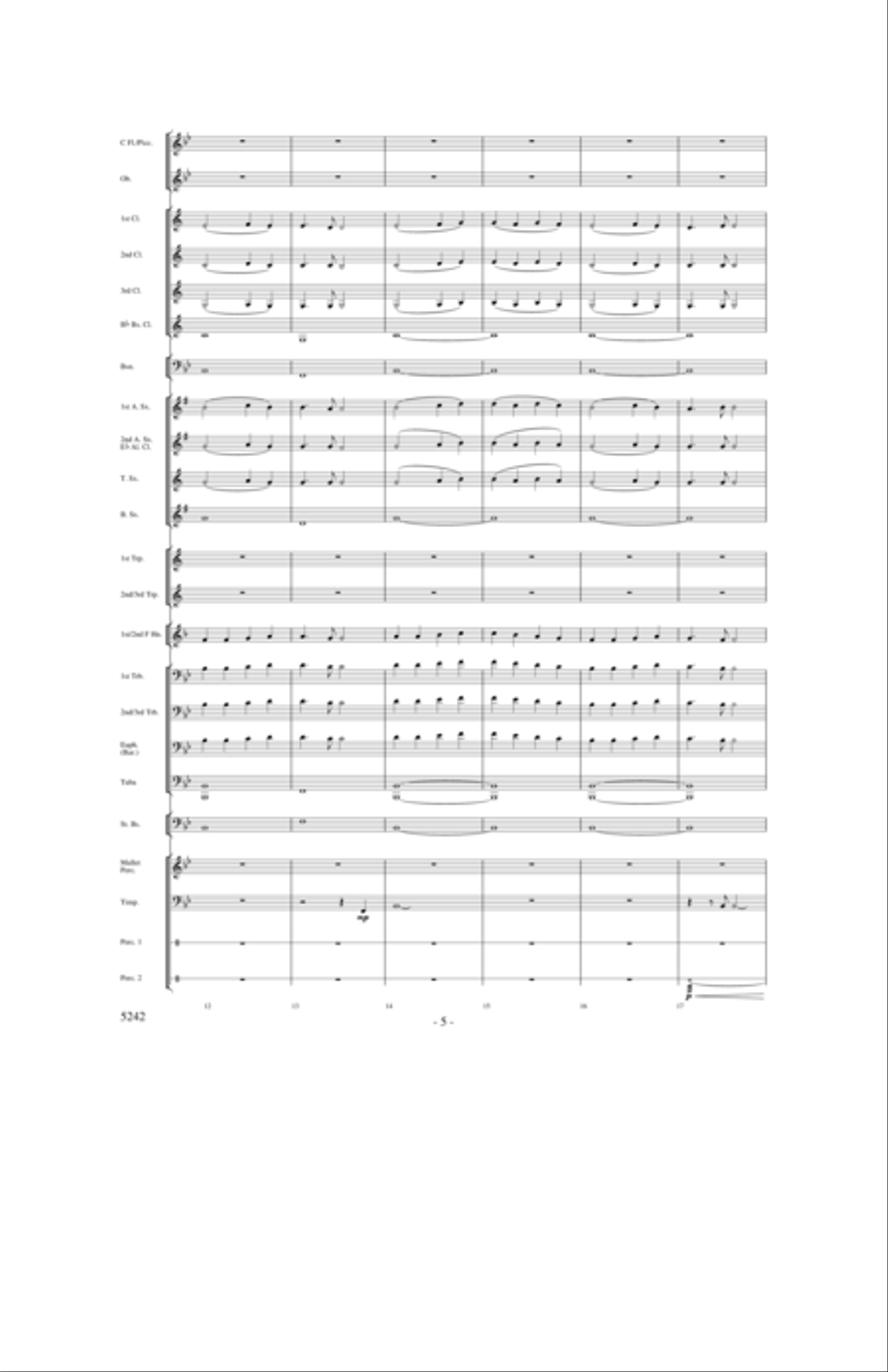The Sounds of Christmas Joy Concert Band scores gallery preview page 4