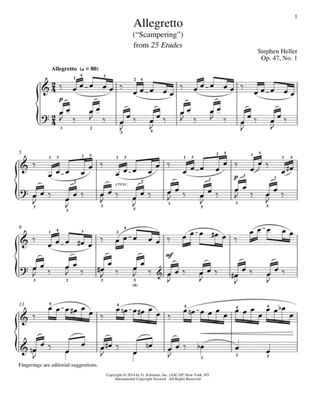 Scampering, Op. 47, No. 1