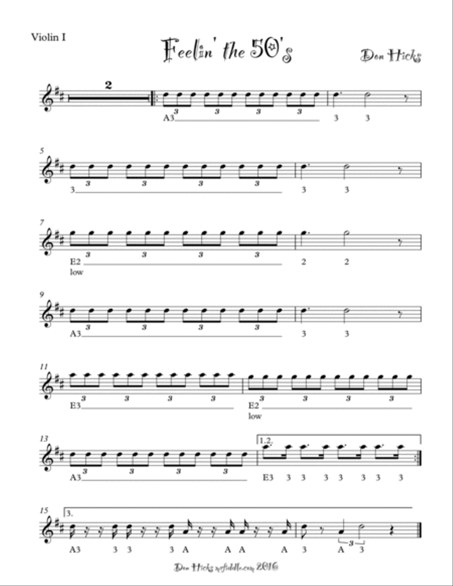 Feelin' the 50's String Orchestra scores gallery preview page 2