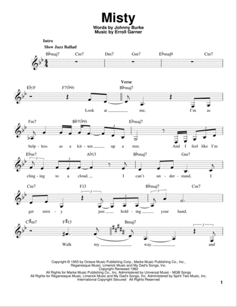 Misty Voice scores gallery preview page 1
