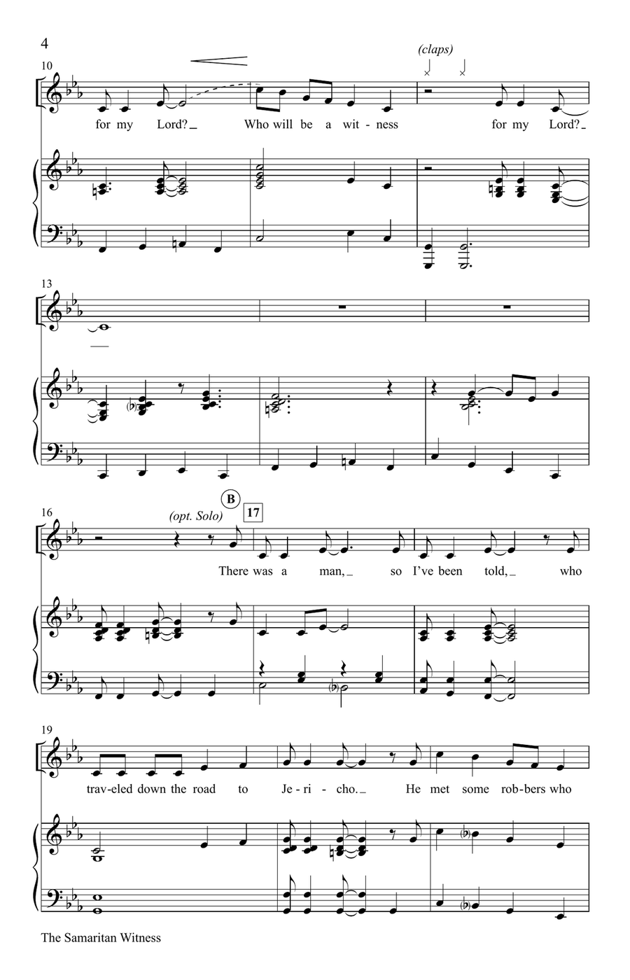 The Samaritan Witness (Digital) Unison Choir scores gallery preview page 3