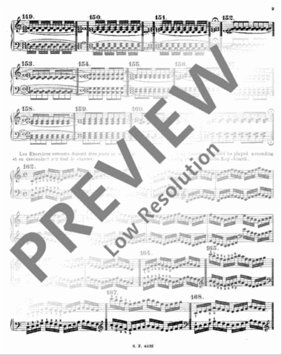 Exercices Preparatoiry Piano Solo scores gallery preview page 10