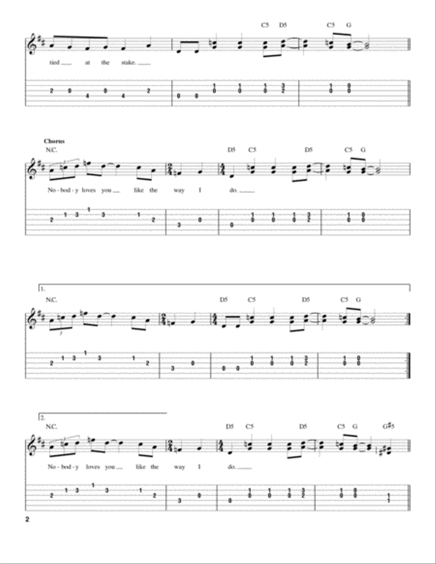 The Stake Acoustic Guitar scores gallery preview page 2
