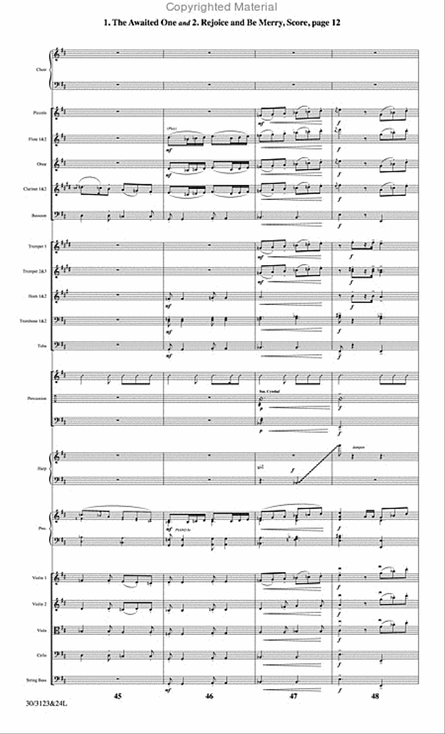 The Christmas Story - Set of Parts Choir scores gallery preview page 13