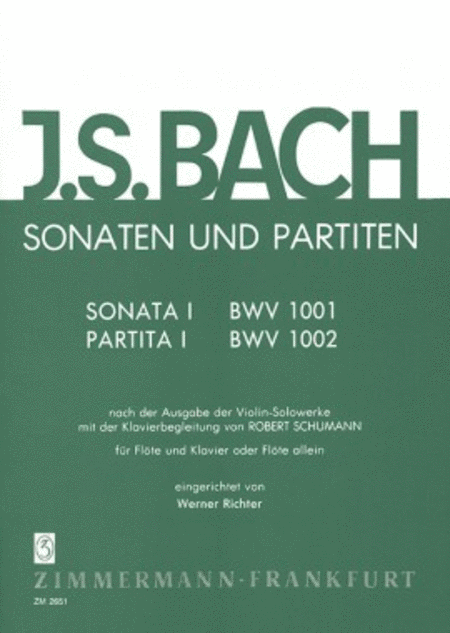 Sonatas and Partitas BWV 1001/1002 Heft 1