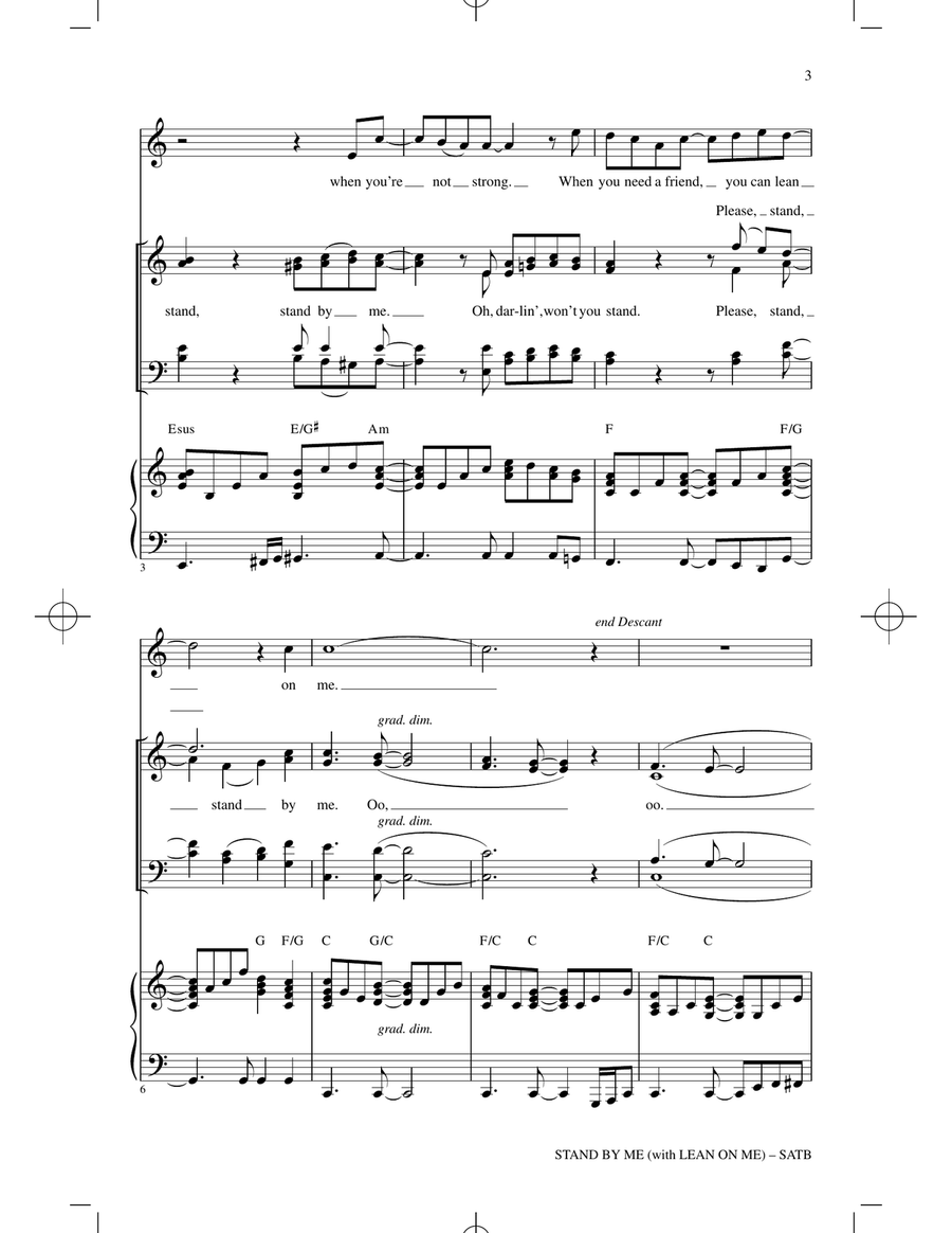 Stand By Me (with "Lean On Me")
