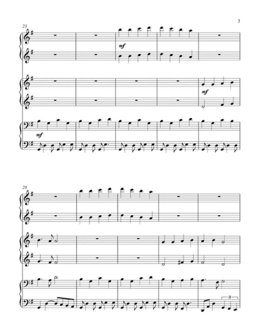 Ode To Joy (Joyful, Joyful We Adore Thee) (1 piano, 6 hands trio) image number null