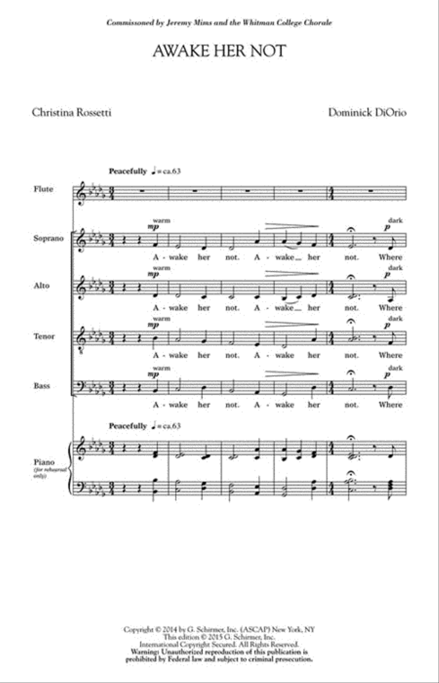 Awake Her Not Divisi scores gallery preview page 2
