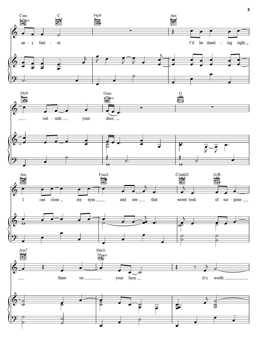 Coming Home For Christmas Piano, Vocal, Guitar scores gallery preview page 3