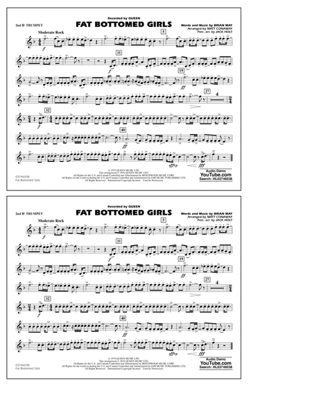 Fat Bottomed Girls - 2nd Bb Trumpet