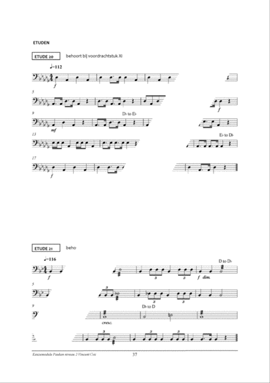 Percussion Modular: Pauken 2 Percussion scores gallery preview page 38