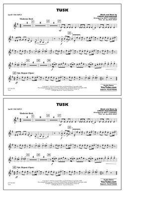 Book cover for Tusk (arr. Matt Conaway) - 2nd Bb Trumpet