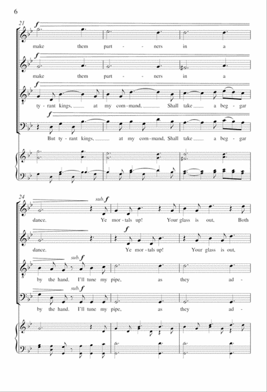 Todtentantz from Suite Remembrance SSATB scores gallery preview page 5