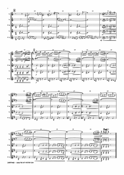 Libertango (shorter version) - Astor Piazolla - Tango Nuevo - Clarinet Quartet