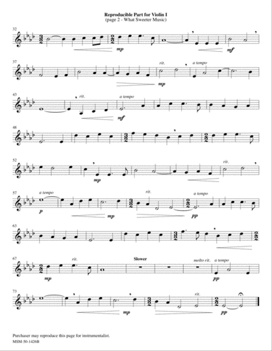What Sweeter Music Choir scores gallery preview page 2