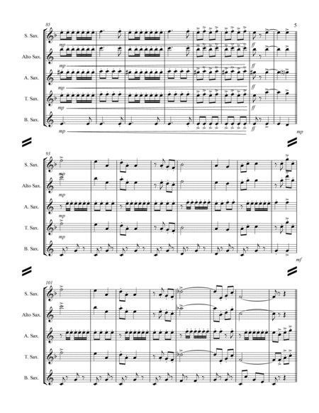 March - El Capitan (for Saxophone Quartet SATB or AATB) image number null