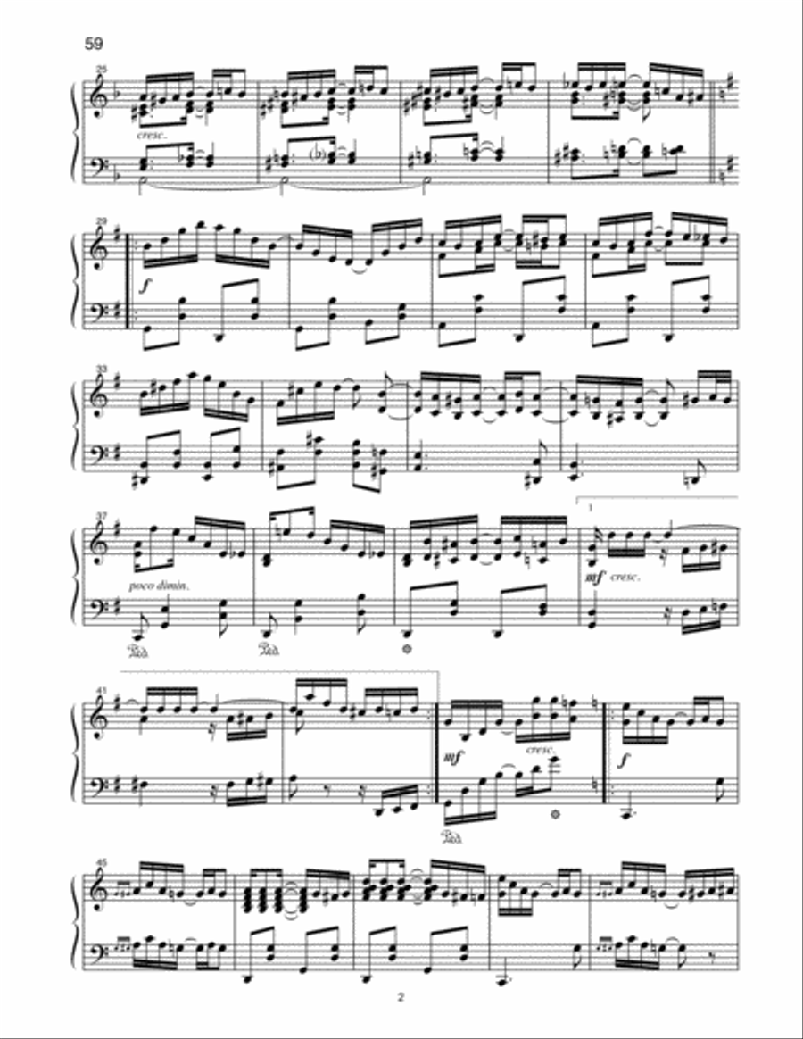 Penelope Rag for Solo Piano Penelope Rag for Solo Piano Piano Solo scores gallery preview page 3