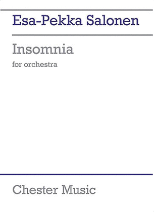 Book cover for Esa-Pekka Salonen: Insomnia For Orchestra (Score)