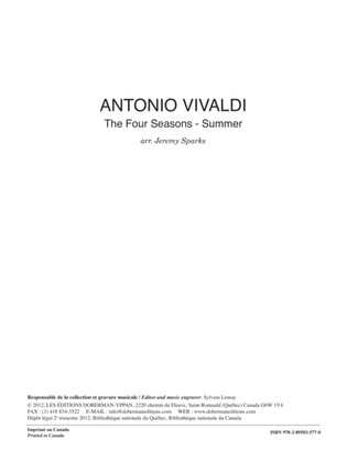 Book cover for The Four Seasons - Summer