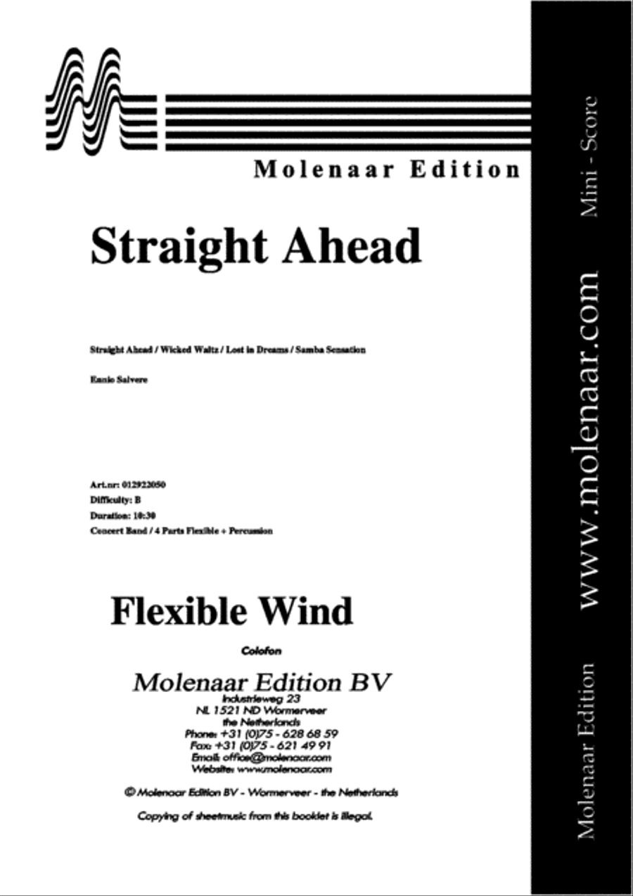 Straight Ahead Concert Band scores gallery preview page 2
