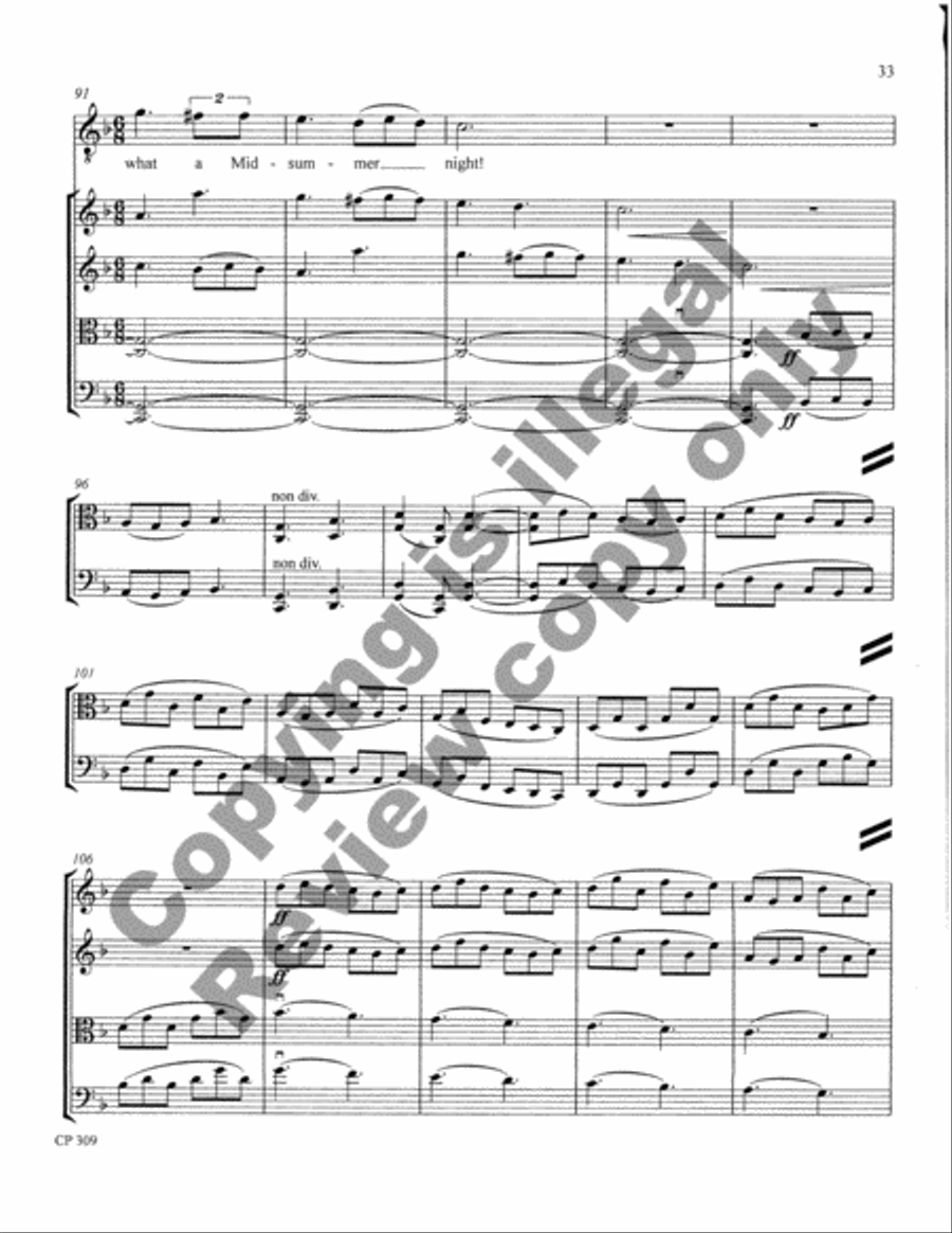 Songs of Laughter, Love, & Tears (Full Score & Parts) String Orchestra scores gallery preview page 34