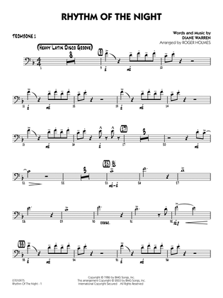 Rhythm of the Night (arr. Roger Holmes) - Trombone 1