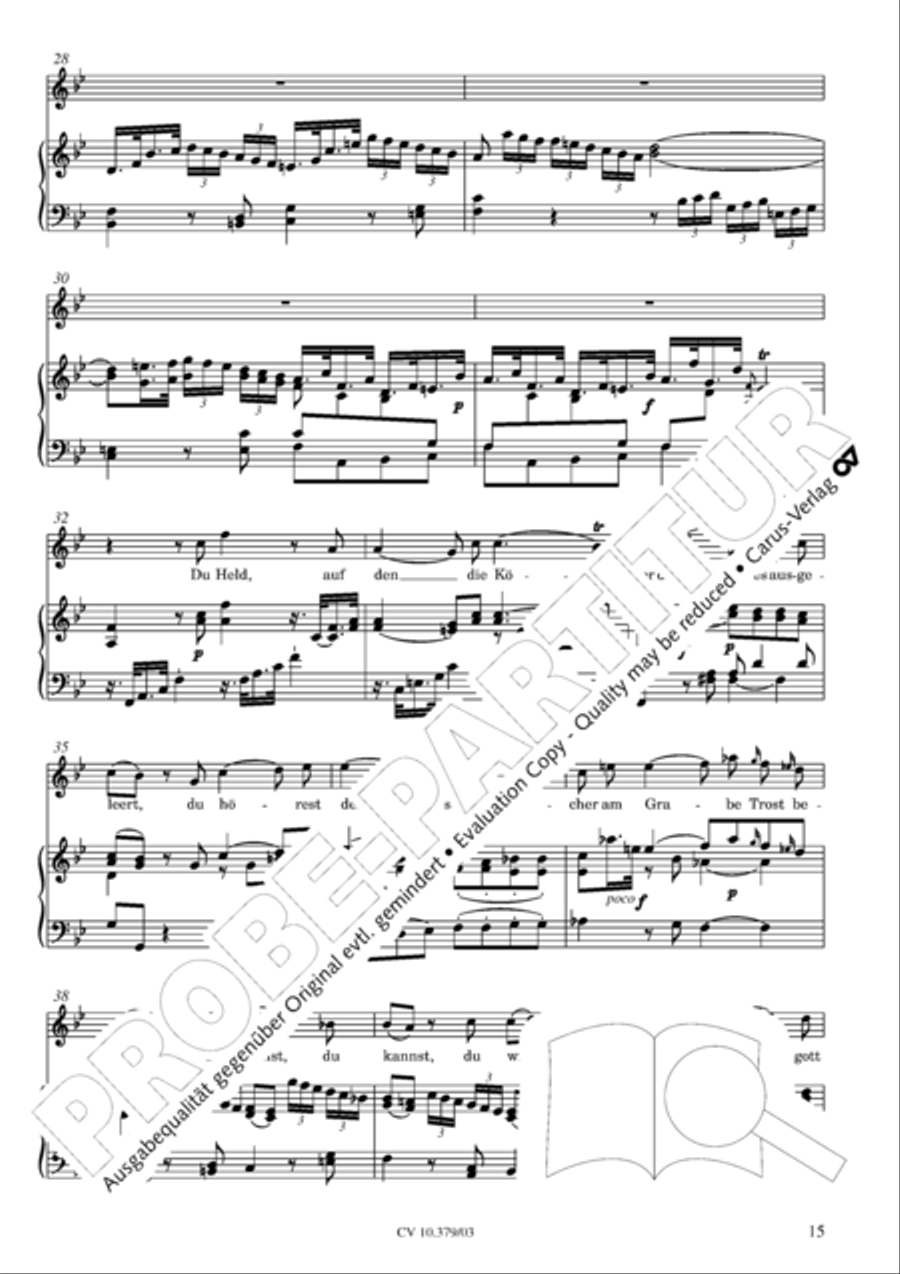 Der Tod Jesu 4-Part scores gallery preview page 16