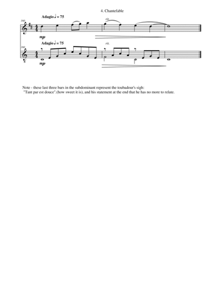 Chantefable of Aucassin and Nicolette for clarinet and guitar image number null