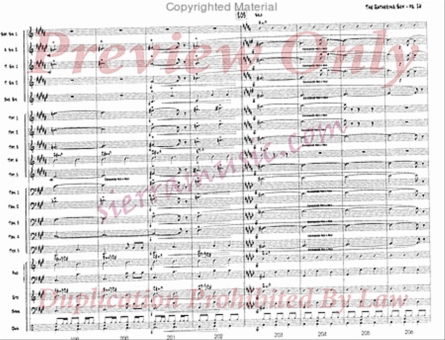 The Gathering Sky The Gathering Sky Jazz Ensemble scores gallery preview page 27