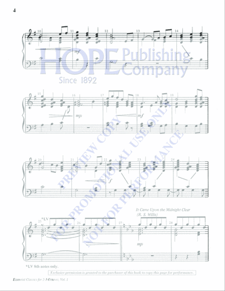 Essential Classics for 2-3 Octaves, Vol. 1 (Reproducible) 3-Octaves scores gallery preview page 6