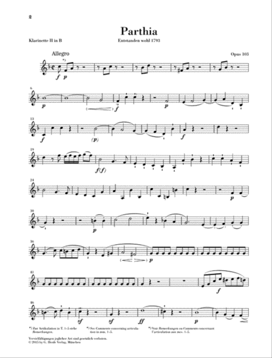 Parthia Op. 103 - Rondo WoO 25 Chamber Music scores gallery preview page 7