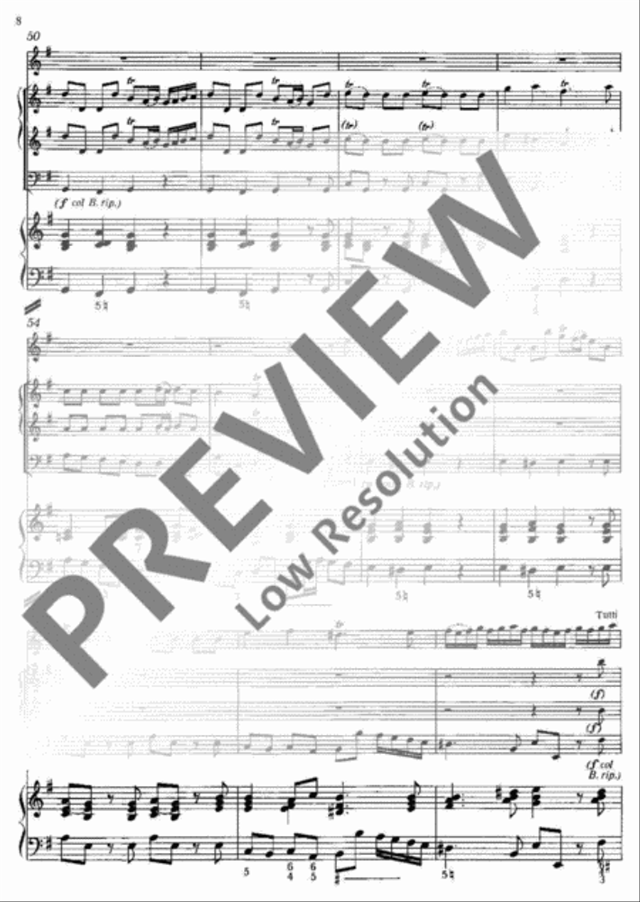 Concerto E minor Concerto E minor Flute Solo scores gallery preview page 9