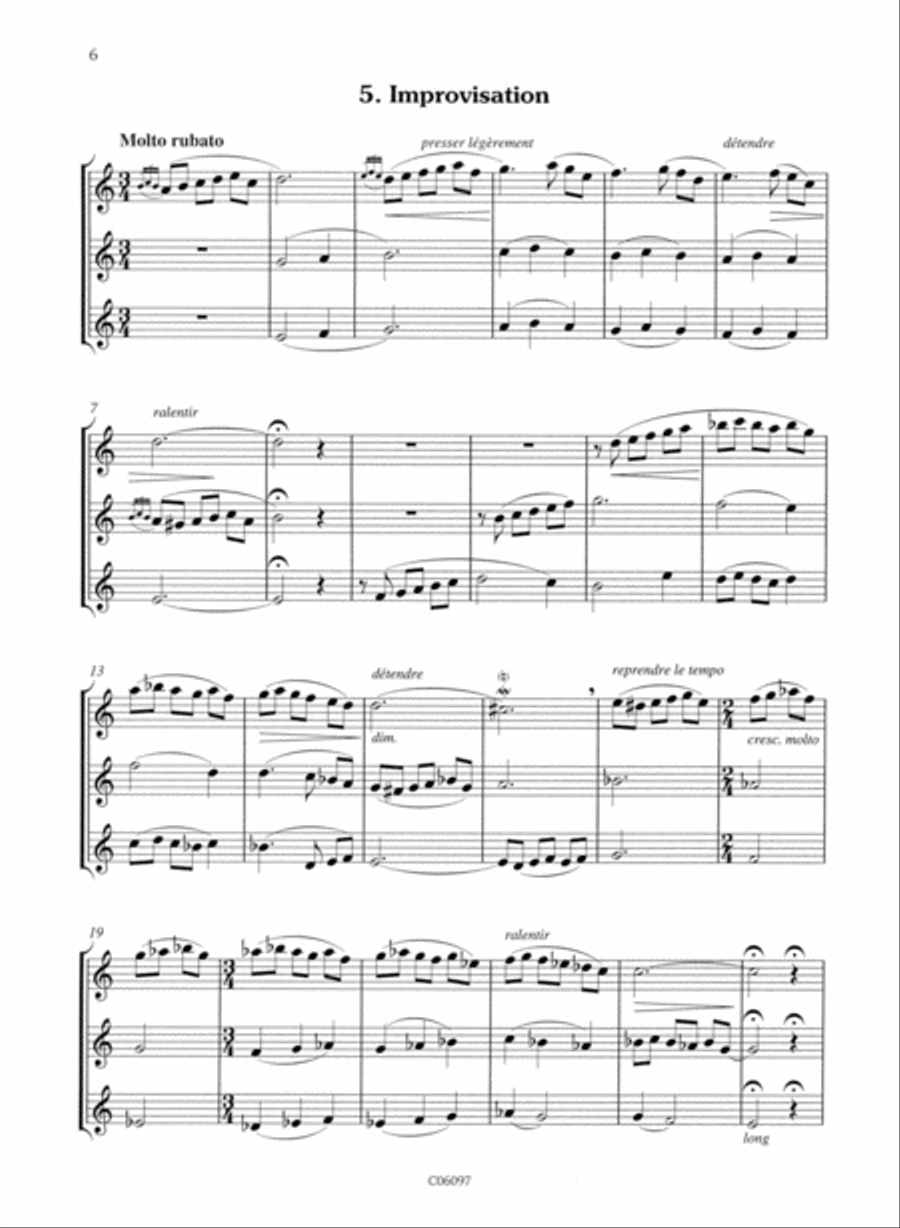 Trilogues Trilogues Flute scores gallery preview page 2