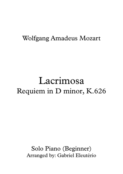 Lacrimosa Requiem in D minor, K.626 image number null