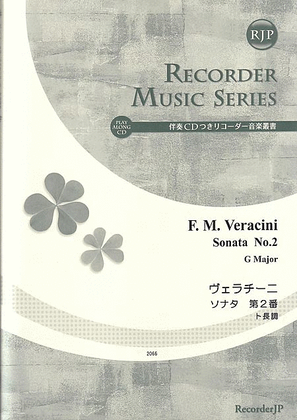 Book cover for Sonata No. 2, in G Major
