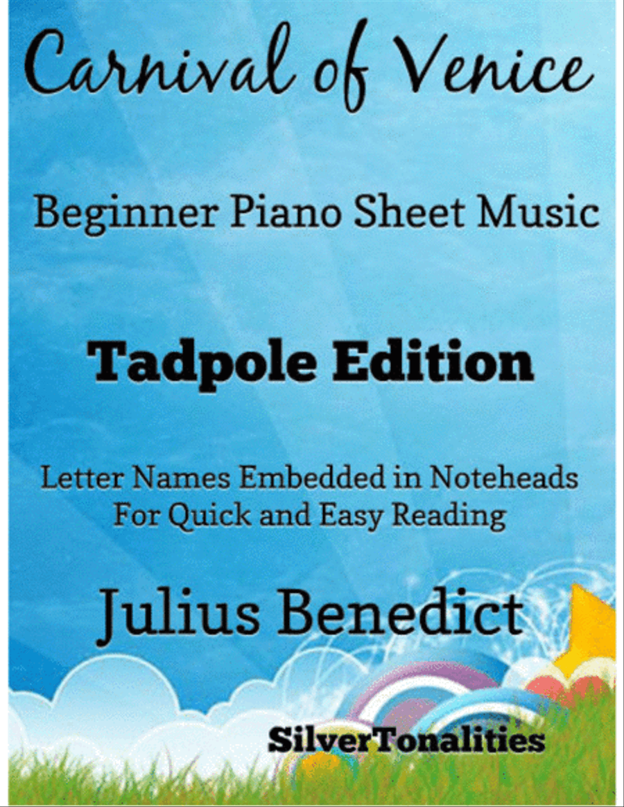 Carnival of Venice Beginner Piano Sheet Music 2nd Edition Easy Piano scores gallery preview page 1