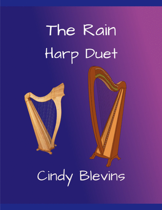Book cover for The Rain, Harp Duet